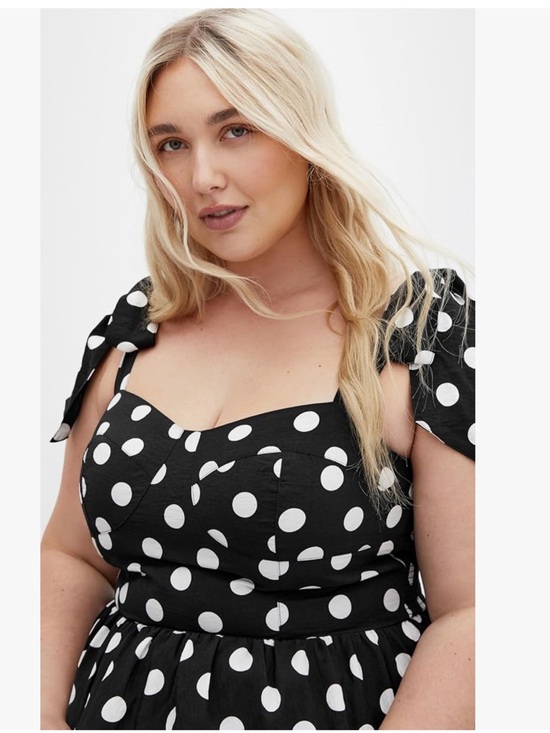 City Chic Dresses & Skirts - City Chic Polka Dot Tiered Midi Dress Size 20 NEW!